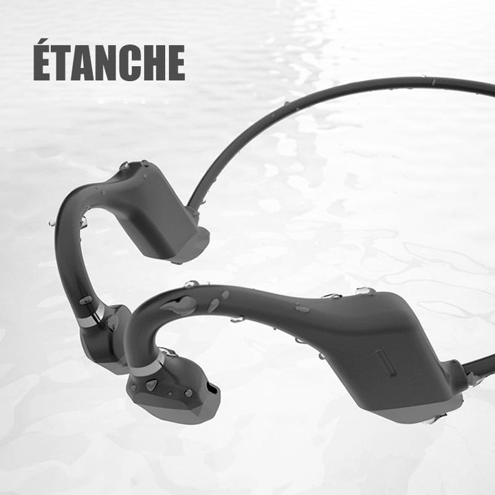 Bluetooth 5.0 vanntette sport hodetelefoner | Skanto