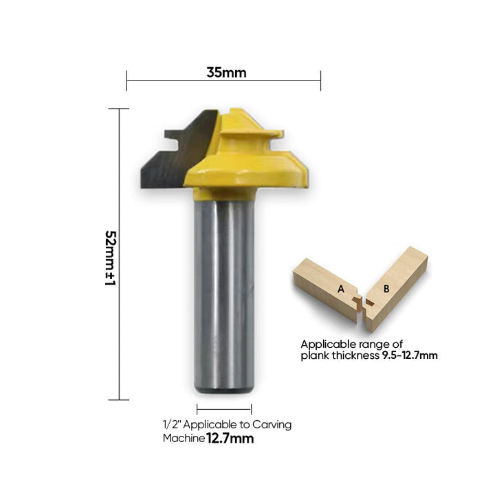 Skanto | Router Bit 45-graders limfuge låsemiter