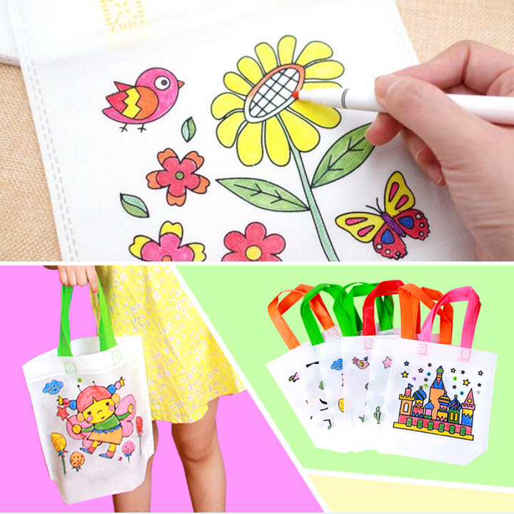 Skanto | DIY Maling Nonvevd Bag for Barn