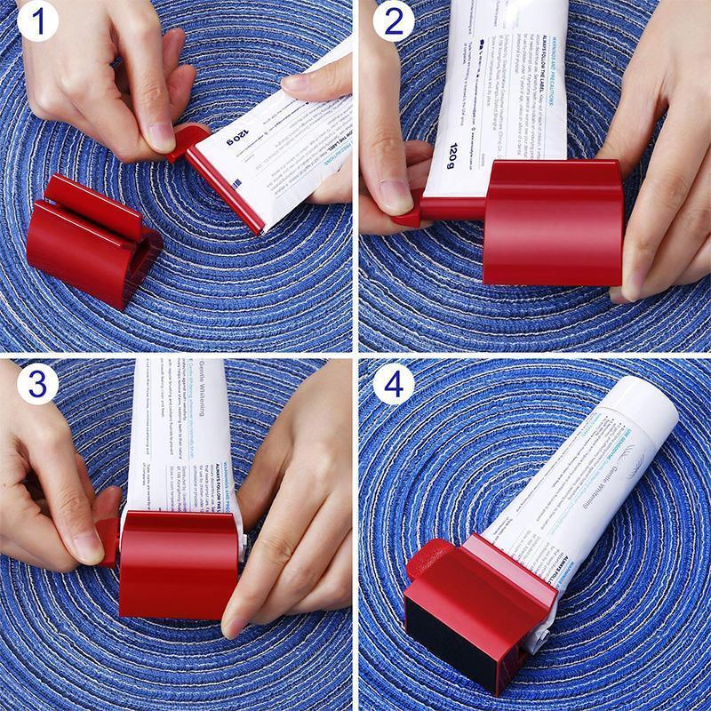 Tannkremholder for rullende tube tannkremdispenser | Skanto