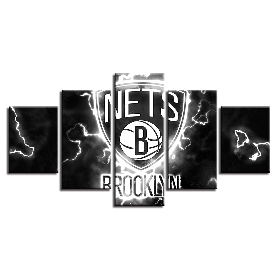 Voltaic Brooklyn Nets 5-delt lerretsbilde