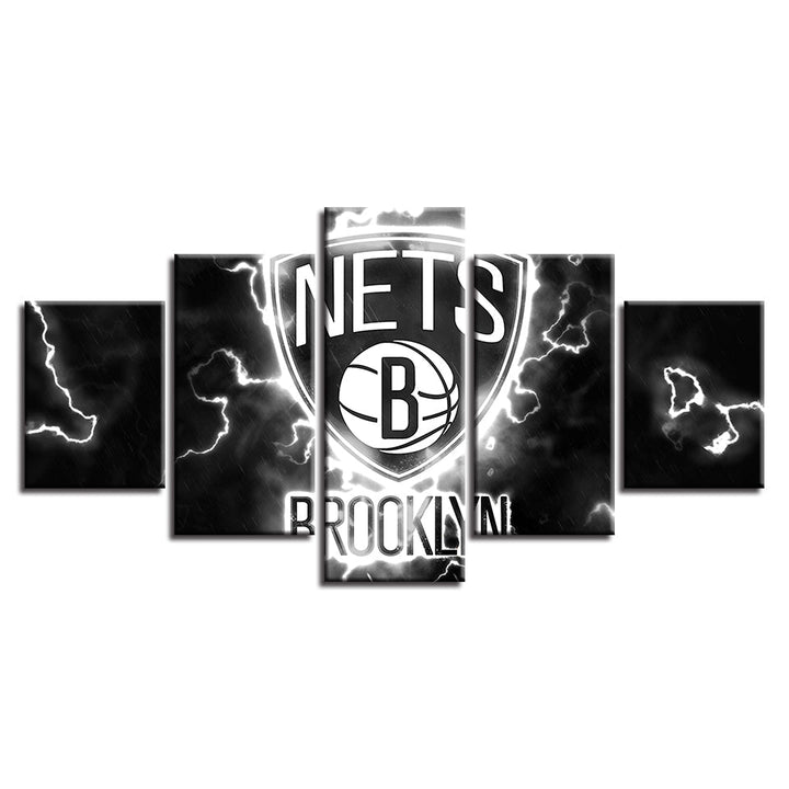 Voltaic Brooklyn Nets 5-delt lerretsbilde