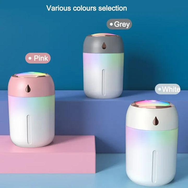 Skanto | Mini Luftfukter og Aroma Diffuser med LED Lys