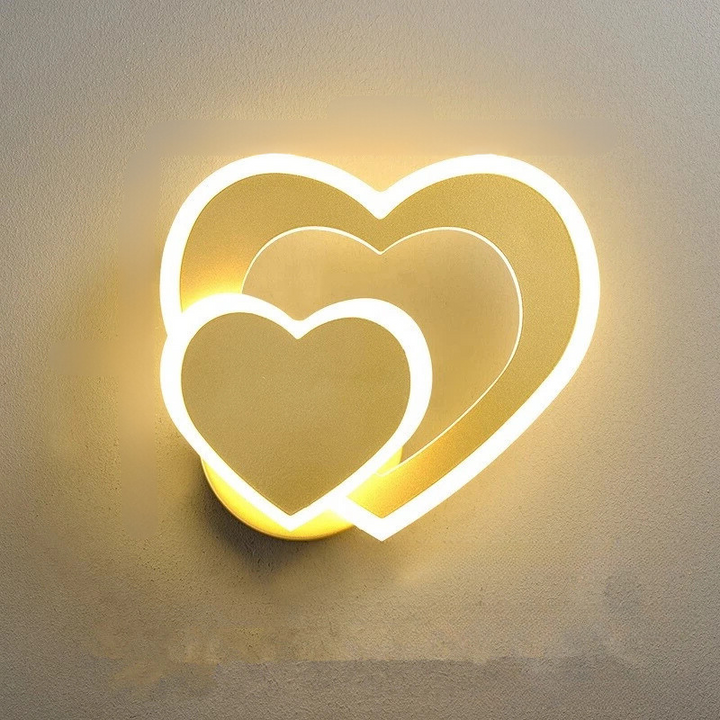 HeartGlow Vegglampe - Moderne LED Belysning Skanto