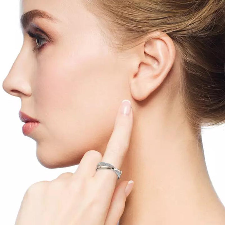 Skanto | X Form Krysset Ring for Kvinner