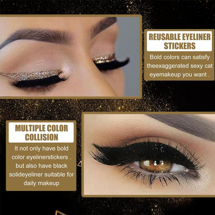 Skanto | Gjenbrukbar eyeliner og vippestickers (4 par)