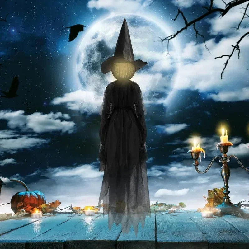 Skanto | Glødende Håndholdt Halloween Heks Dekor