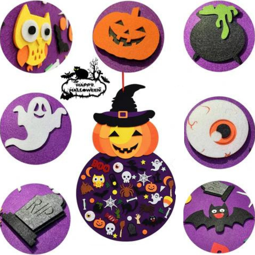 Skanto | Halloween DIY Filttavle med Gresskar – SpookyBoard