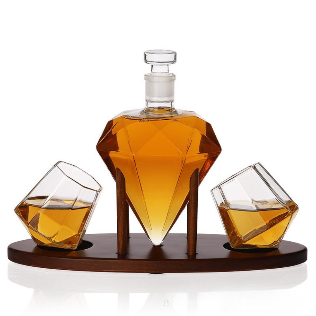 Skanto | AtlasWhisk | Whiskey Globe Set Premium Drikkeglass for Entusiaster