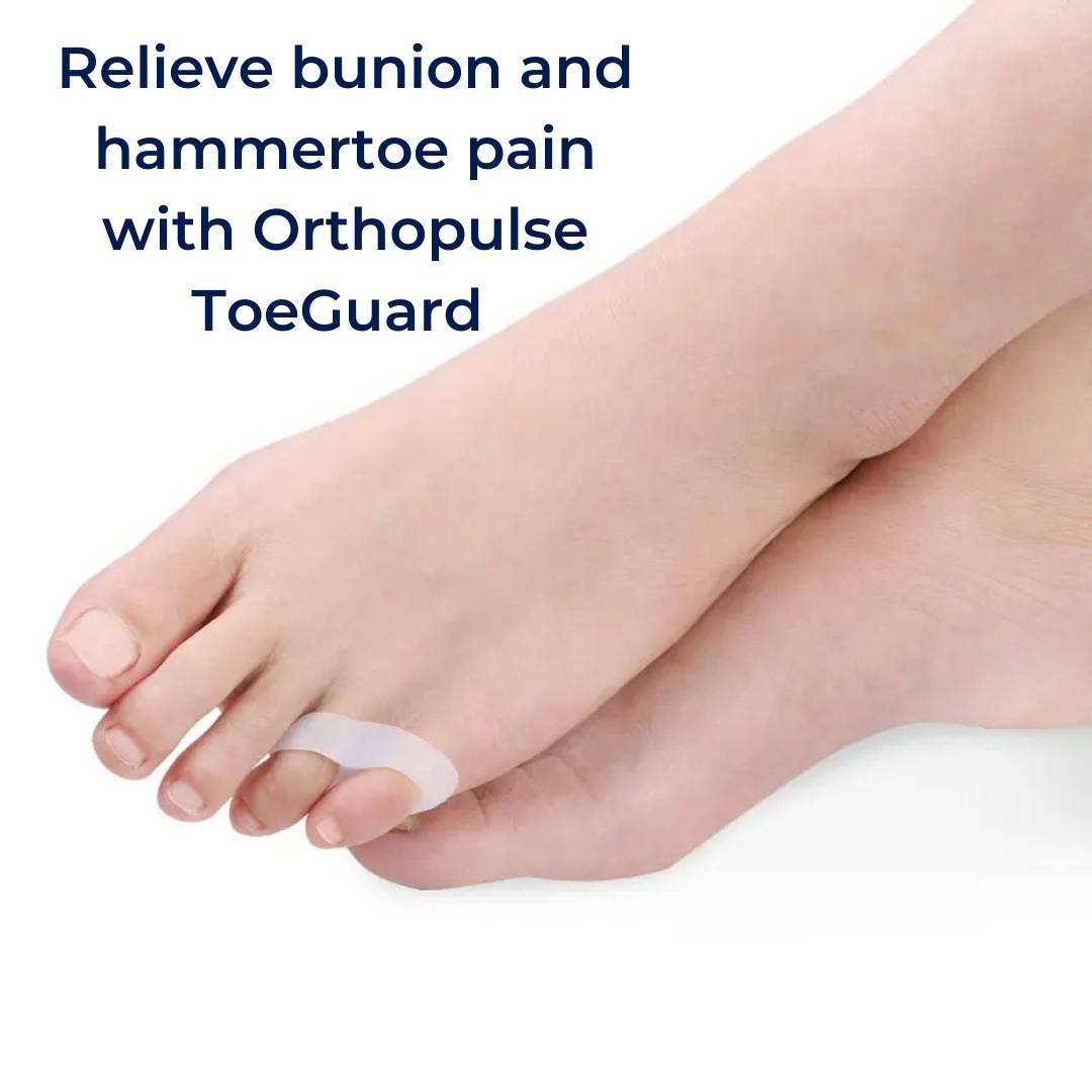 ToeGuard ortopediske tåspacer | Bunionette korrigerer - Lite tå rettet - for hallux valgus - Hammertoe og tåjustering Skanto