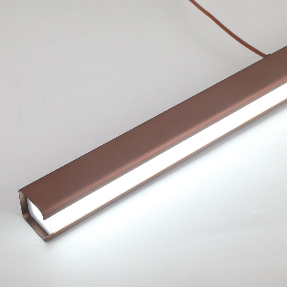 Skanto | Moderne LED Taklampe – Industriell Stil med Skinndetaljer