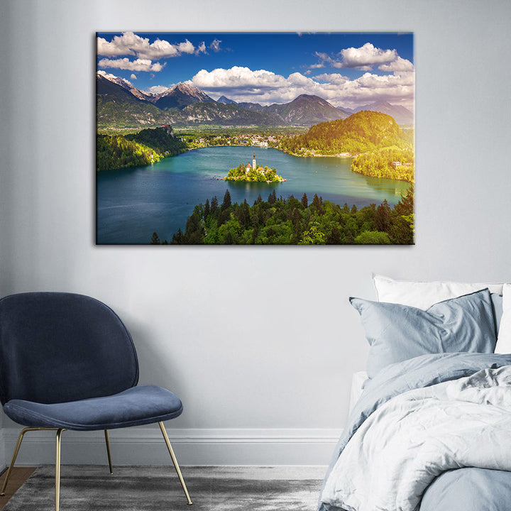 Peace Of The Land - Lerret Veggkunst Maleri