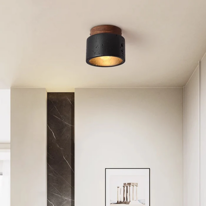 Skanto | Taklampe med steinlook