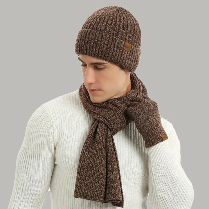 ArcticStyle – Trendy Vintersett med Lue og Vanter Skanto