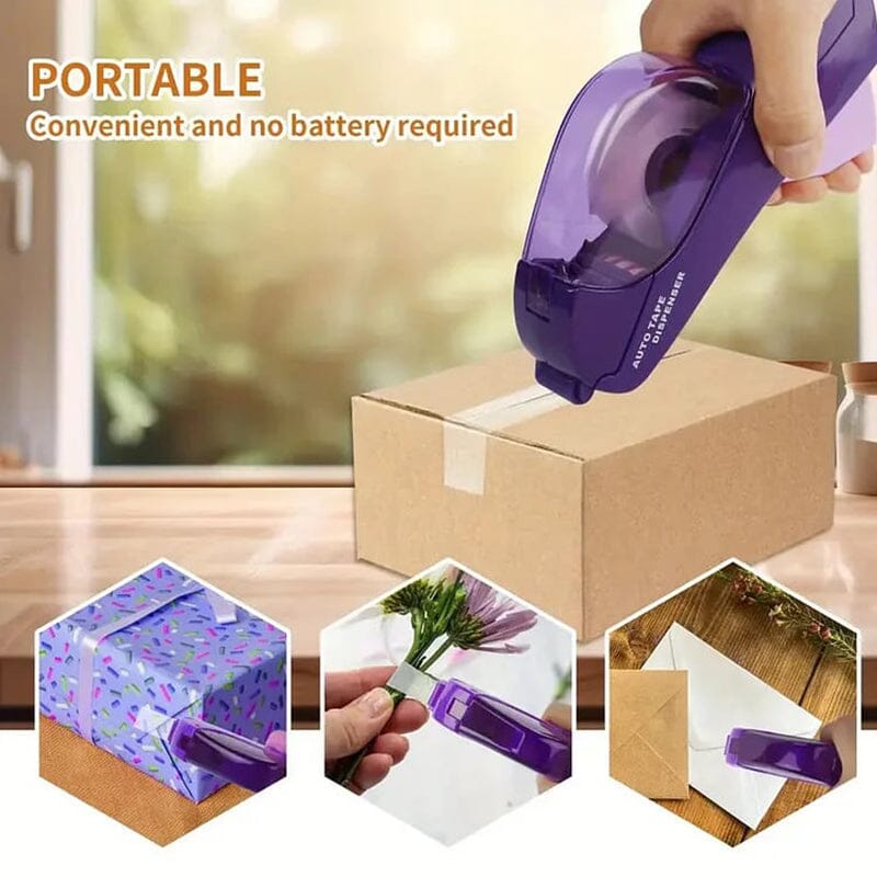 Automatisk tape dispenser, Alt-i-ett håndholdt tape kutter | Skanto