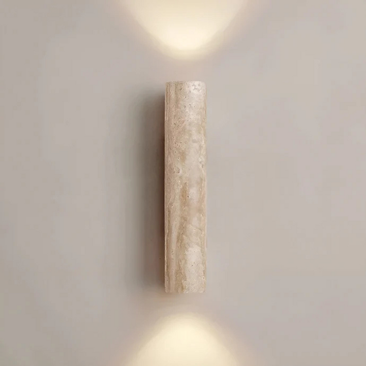 Skanto | Designer LED Vegglampe med Marmorfinish i Wabi Sabi Stil