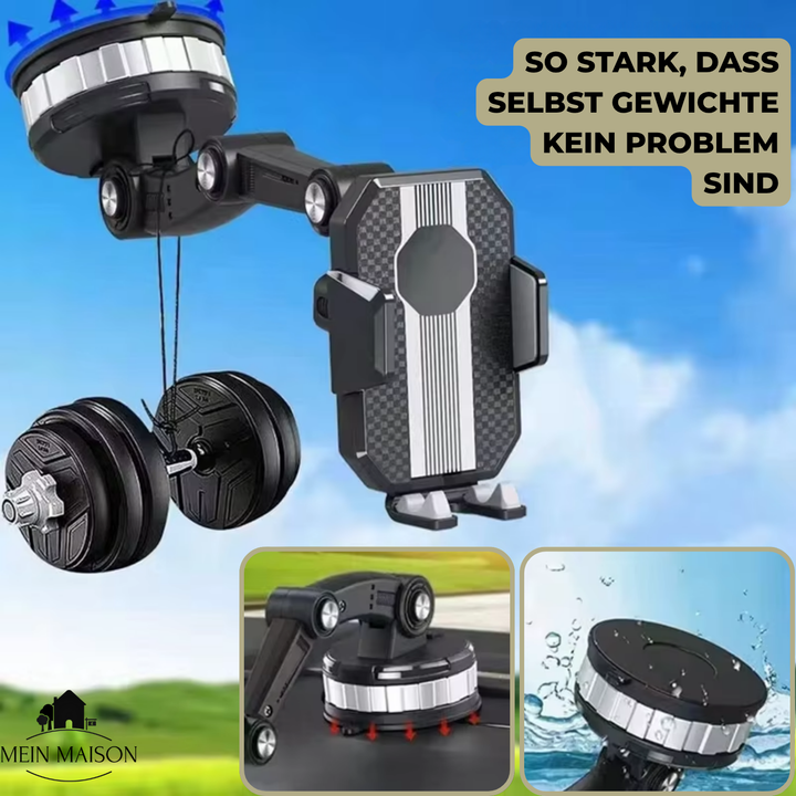 Skanto | Auto GripTech Handy Holder med Sterk Sugekop og 360° Rotasjon