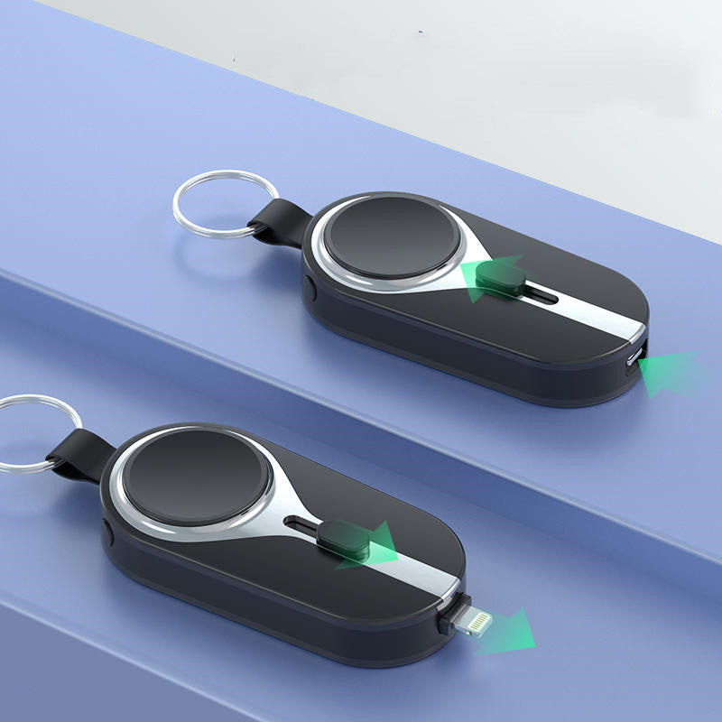 Norvo | 2000mAh Kompakt Mini Bærbar Kapsel Nøkkelring Power Bank