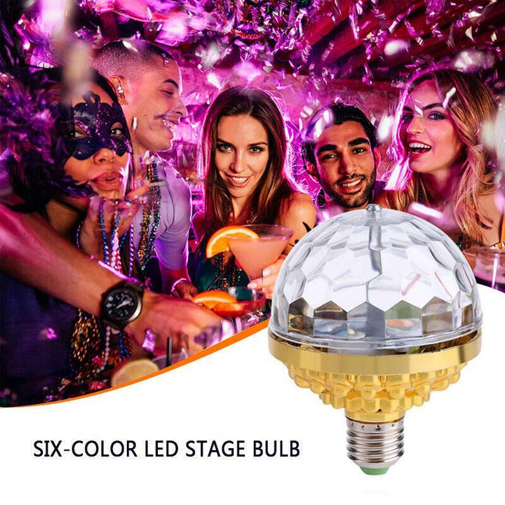 LED Disco Fargerik Roterende Lyspærer | Skanto
