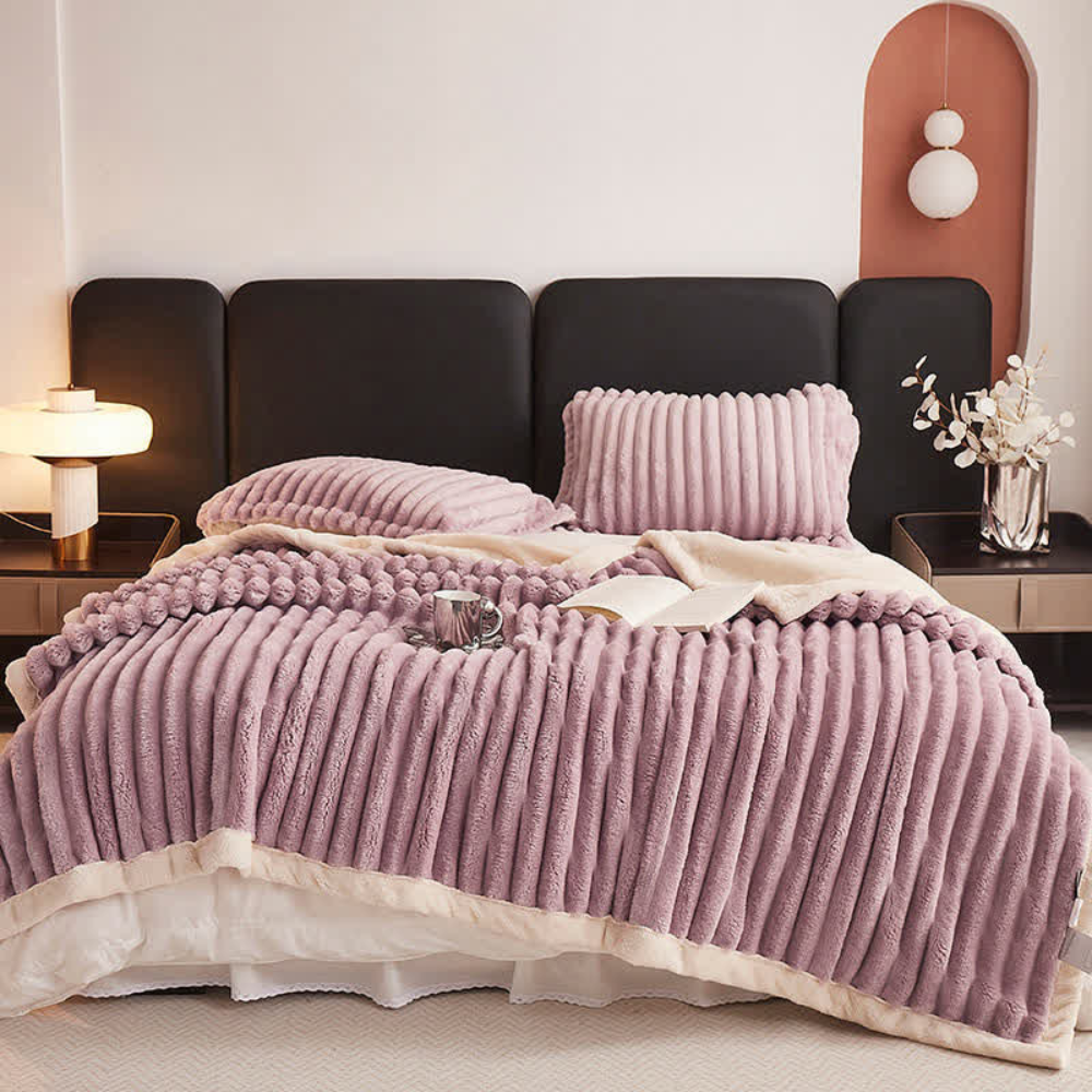 Skanto | Snuggly falsk pels fleece-teppe