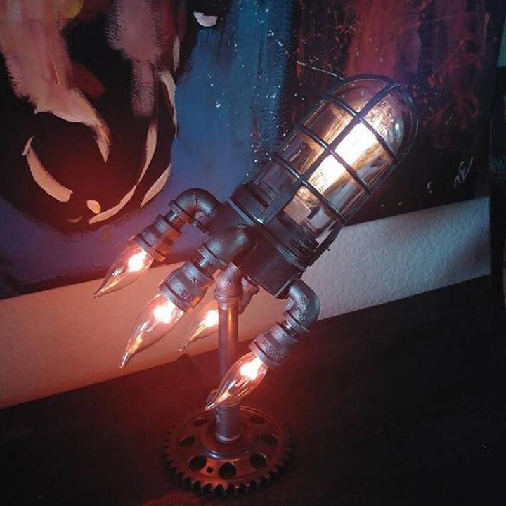 Skanto | Steampunk Raketlampe
