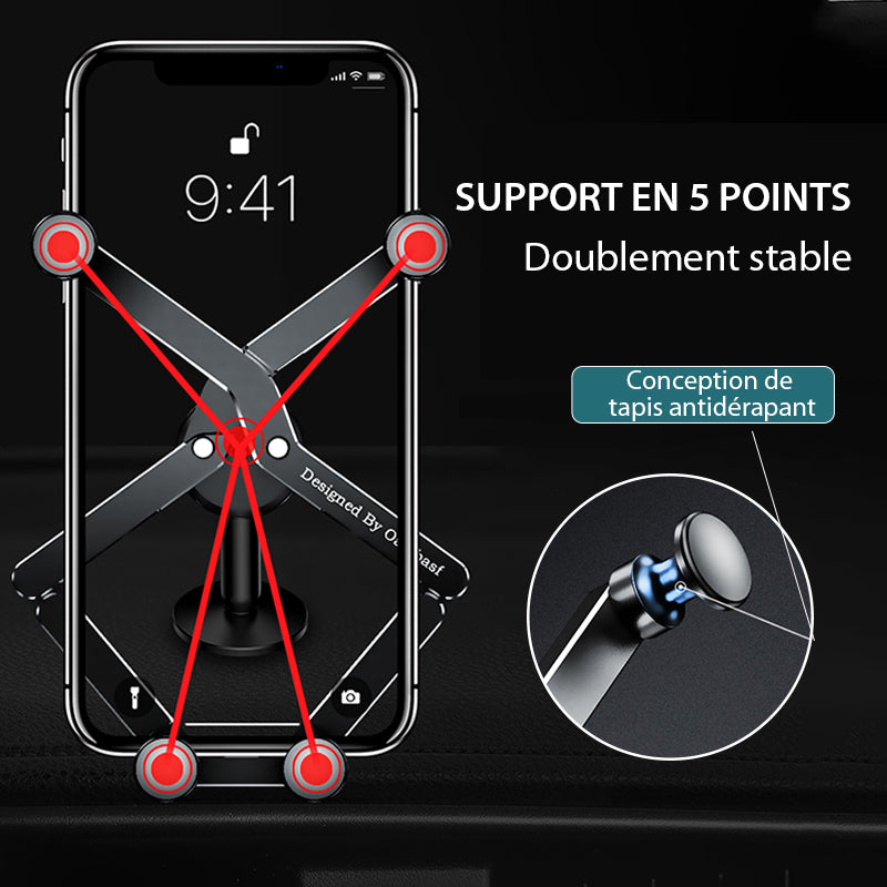 Fjernbar smarttelefonholder for bil | Skanto