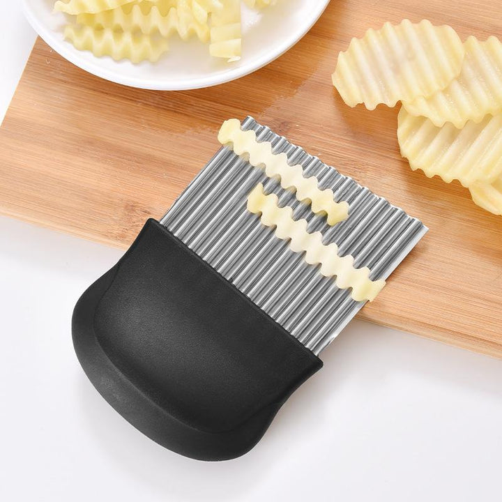 Rustfritt Stål Crinkle Chopper | Skanto