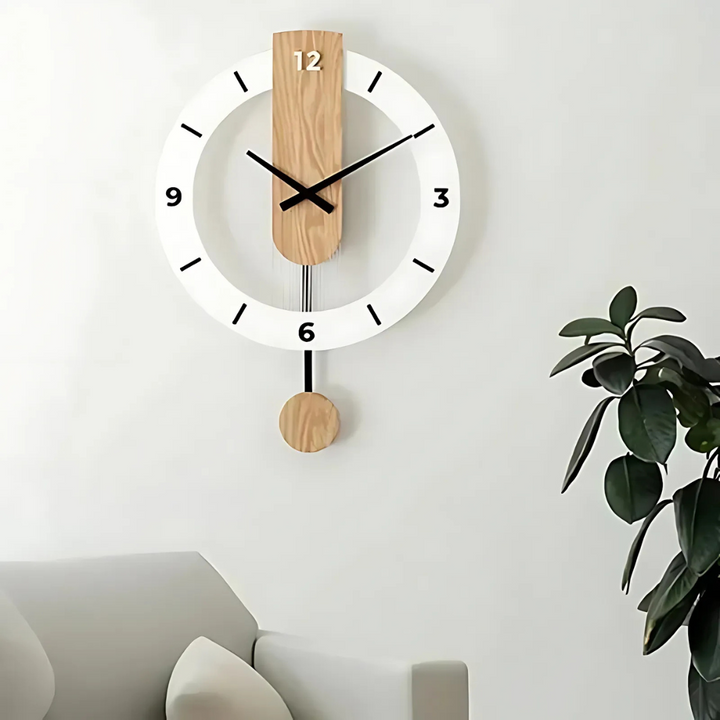 Skanto | Elegant Stor Veggklokke