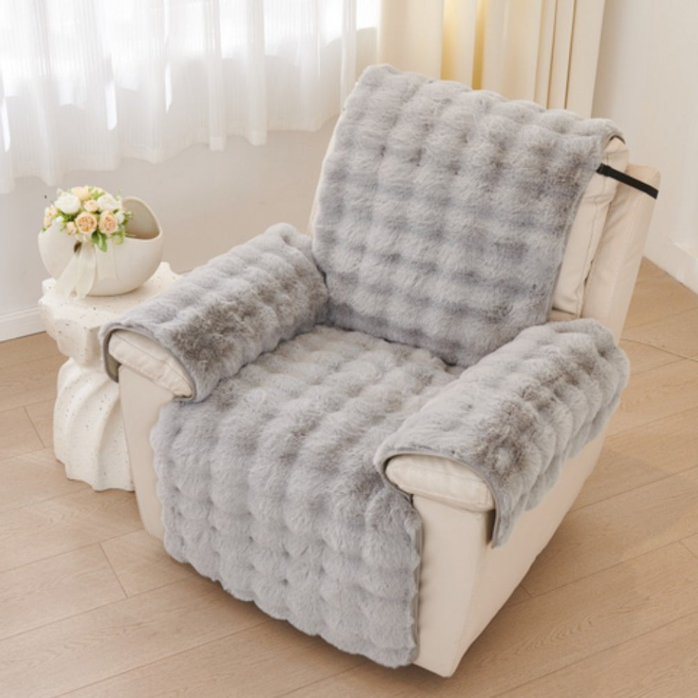 Skanto | Faux Fur Recliner Sofa Cover