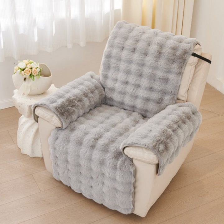 Skanto | Faux Fur Recliner Sofa Cover