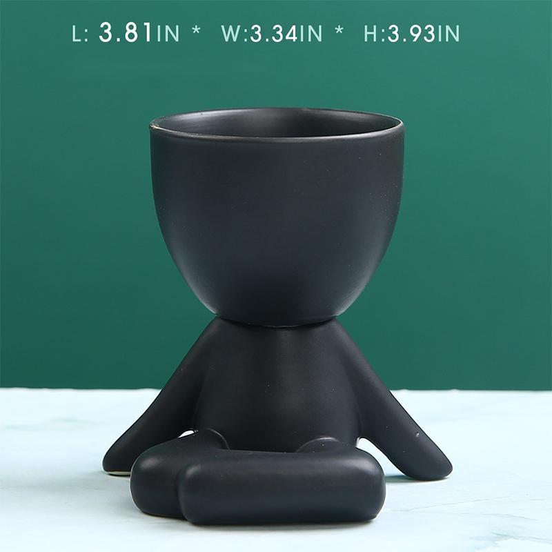 Skanto | Keramisk Figur Potte Ornament