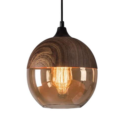 Skanto | Stilig skandinavisk tre taklampe - NordLuna