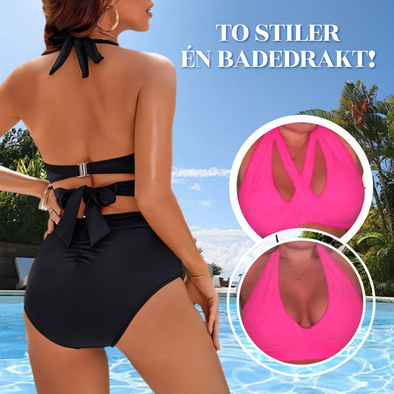 Skanto | Bikini sett med magekontroll og høy midje stil