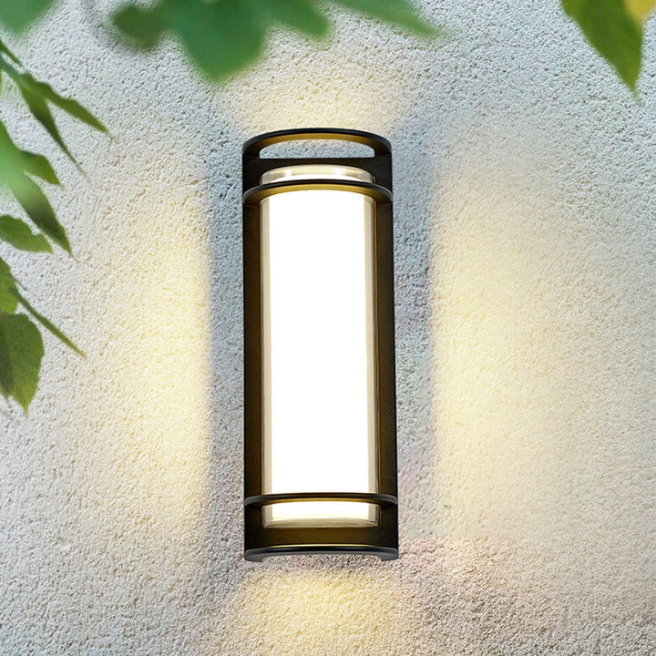 Modern utendørs søyle vanntett LED hagevegglampe | Skanto