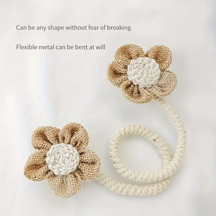 Skanto | Floral Hamp Gardin Tie Back | 2Pcs Set