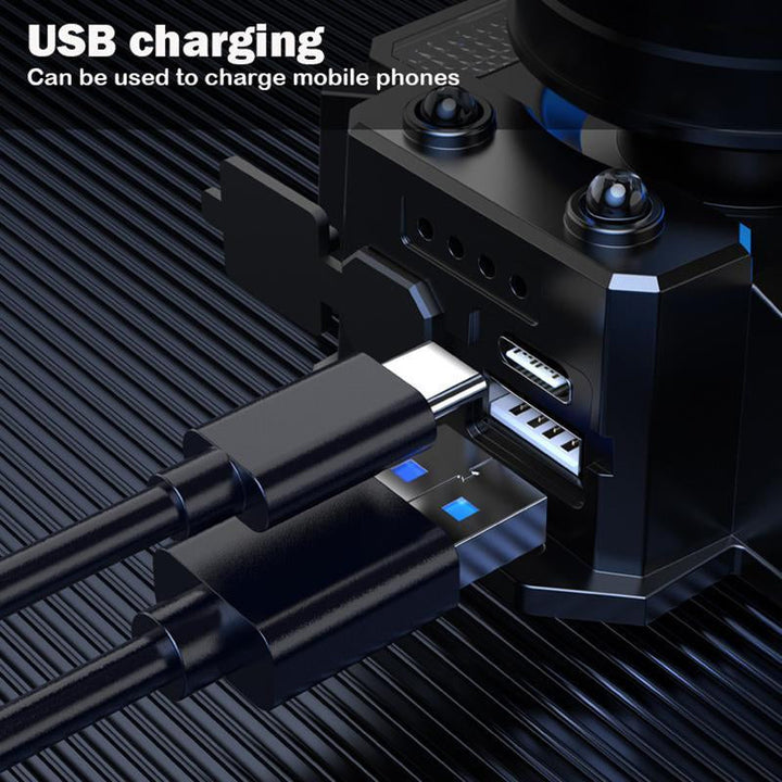 Skanto | USB Oppladbar Vanntett LED Hodelykt