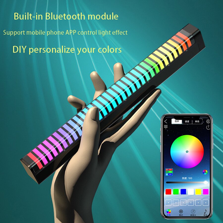 Skanto | 32 Bit LED Lydkontroll Pickup Rhythm Lys