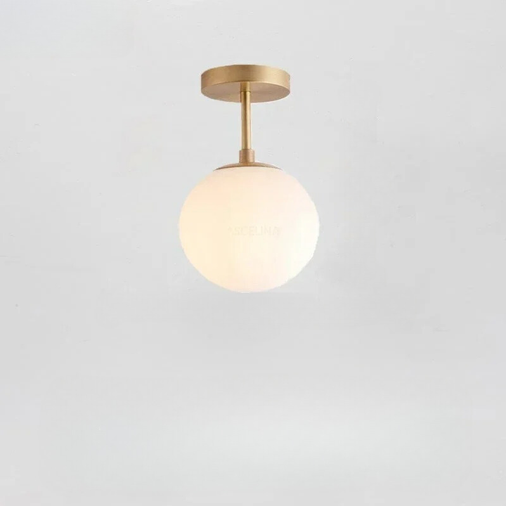 Skanto | NordLux LED Glass Ceiling Lamp – White Globe