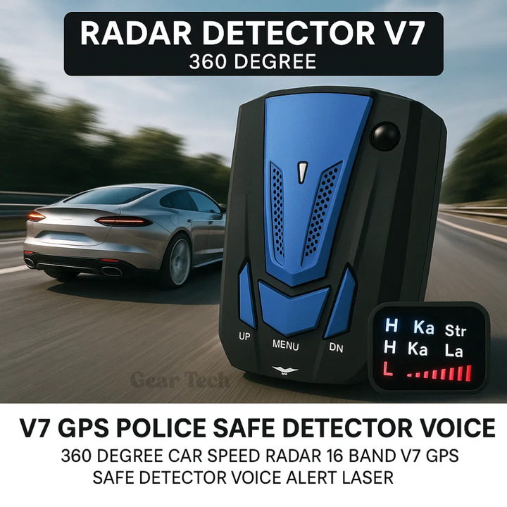 Skanto | Radar Detector UK – Flash Farts kamera detektor med presis langdistanse deteksjon for sikker kjøring