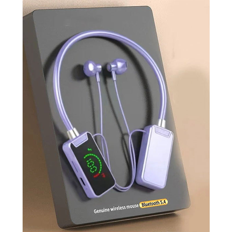 Skanto | Nakkerem Digital Skjerm Bluetooth Hodetelefoner