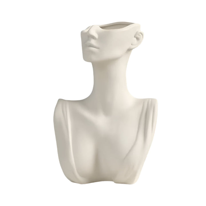 Ansiktsform Keramisk Design Vase Skanto