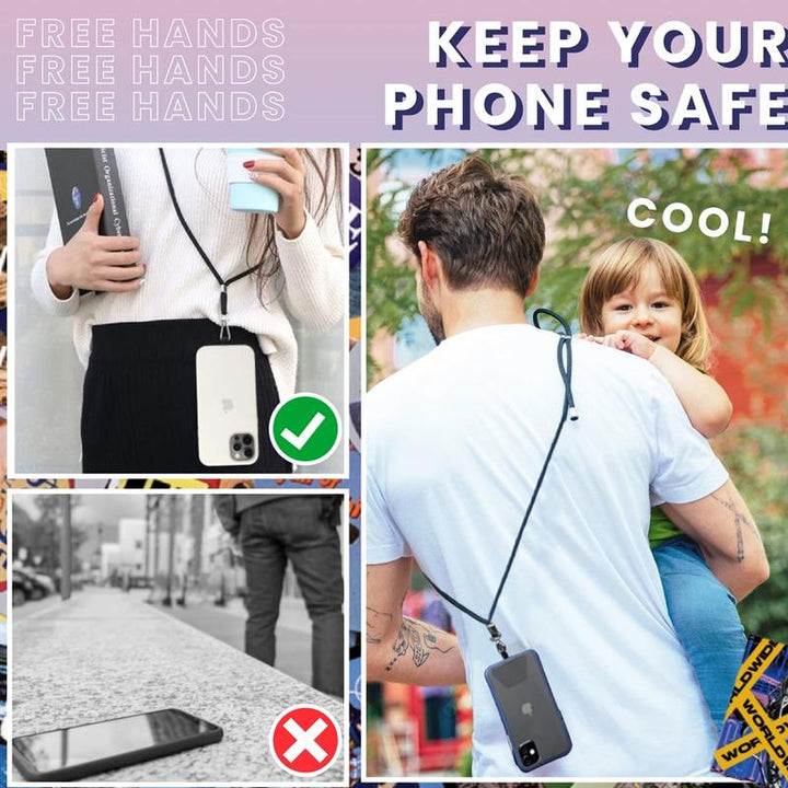 Skanto | Universal avtakbar mobiltelefon nylonstropp