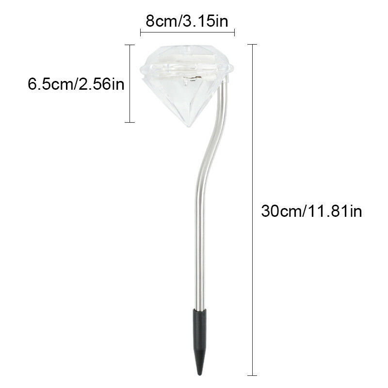 Skanto | Solhage Lys i Diamantform – LED-lamper for Ute-dekorasjon og Belysning