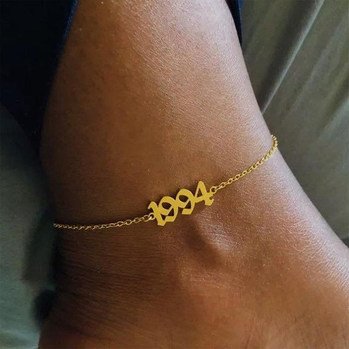 Skanto | Rustfritt Stål Vintage Ankelarmbånd