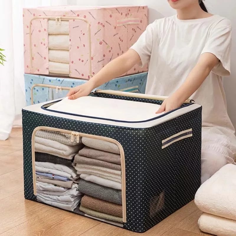 Folding Storage Box For Clothes - 55 Ltr Skanto