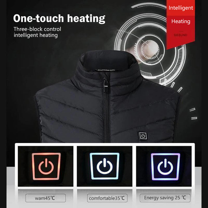 Skanto | Oppvarmet Jakke, Vinter Varme, USB Ladet