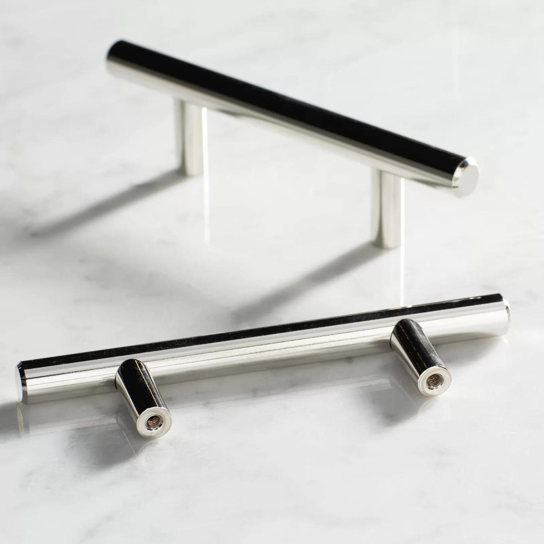 Skanto | Børstet Nikkel Modern Rustfritt Stål Skuffehardware T-Bar Håndtak