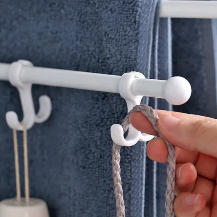 Sammenleggbart, roterende veggmontering og håndkleholder Skanto