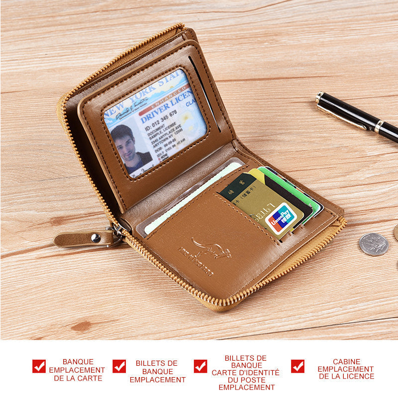 RFID-blokkerende lommebok for menn | Skanto