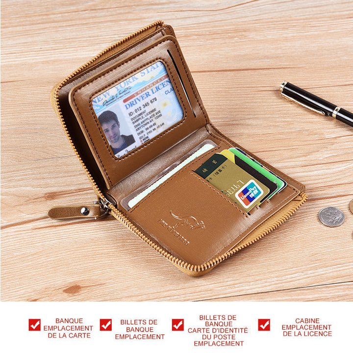 RFID-blokkerende lommebok for menn | Skanto